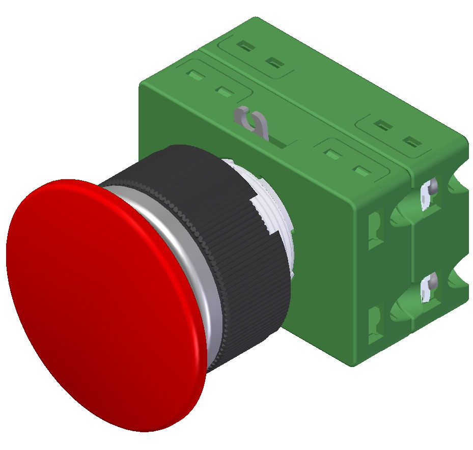 Mushroom Pushbutton
