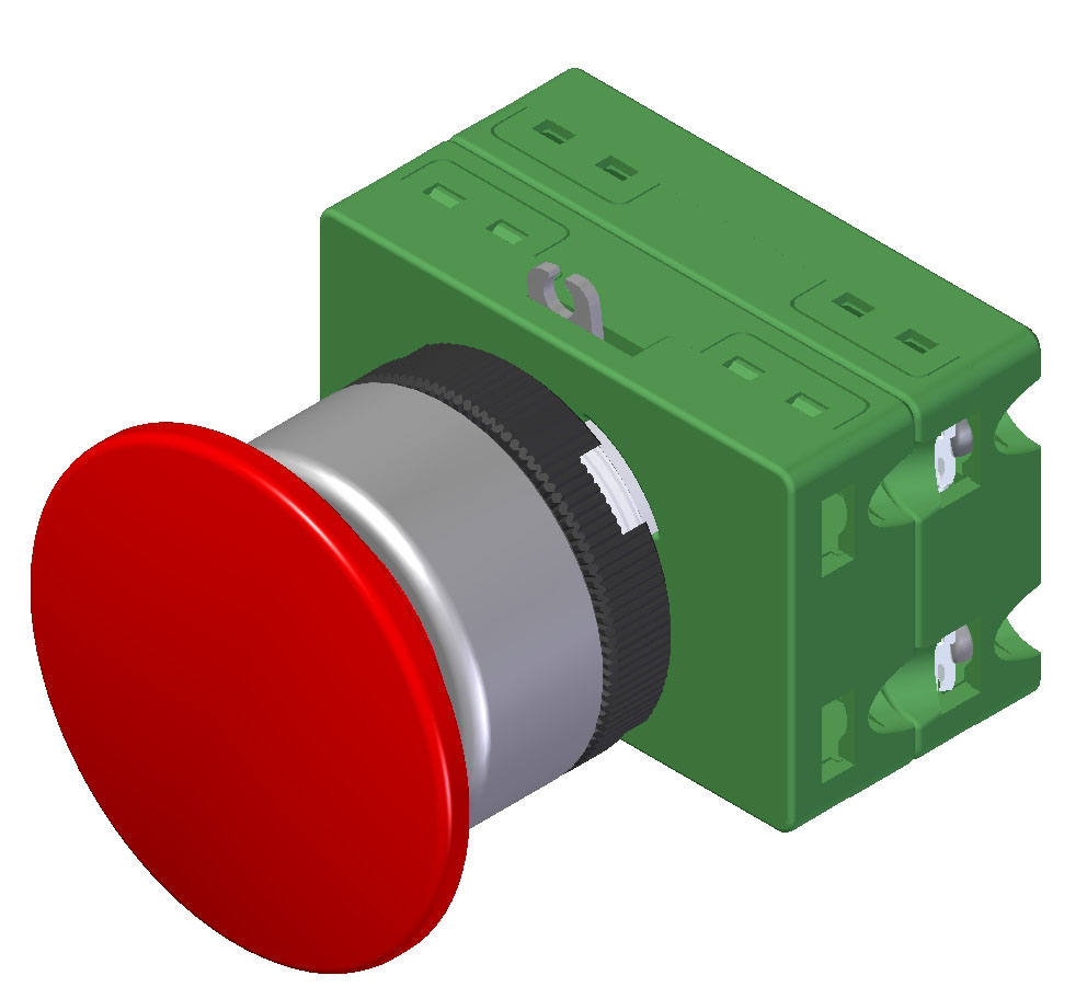 Mushroom Pushbutton
